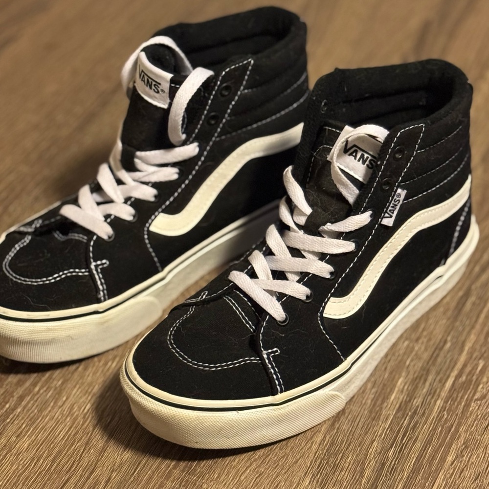 Vans Classic Black and White Sneakers